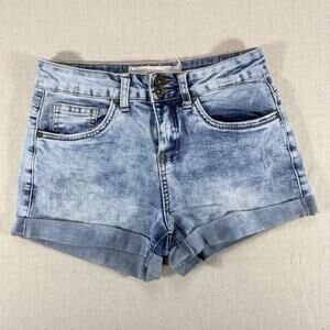 University Club Denim Collection Women's Jean Shorts Size 16/26 Cuffed Blue